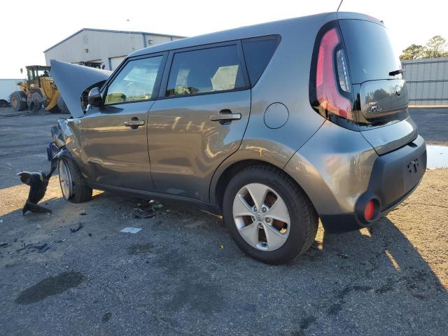 KNDJN2A25F7186006 - 2015 KIA SOUL GRAY photo 2