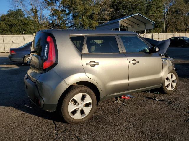 KNDJN2A25F7186006 - 2015 KIA SOUL GRAY photo 3