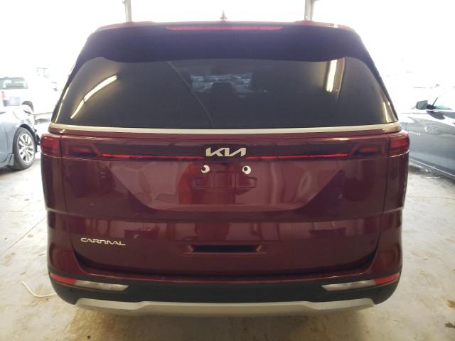 KNDNB4H3XP6191732 - 2023 KIA CARNIVAL LX BURGUNDY photo 6