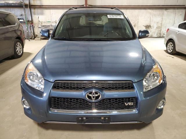 2T3DK4DV8CW069303 - 2012 TOYOTA RAV4 LIMITED BLUE photo 5