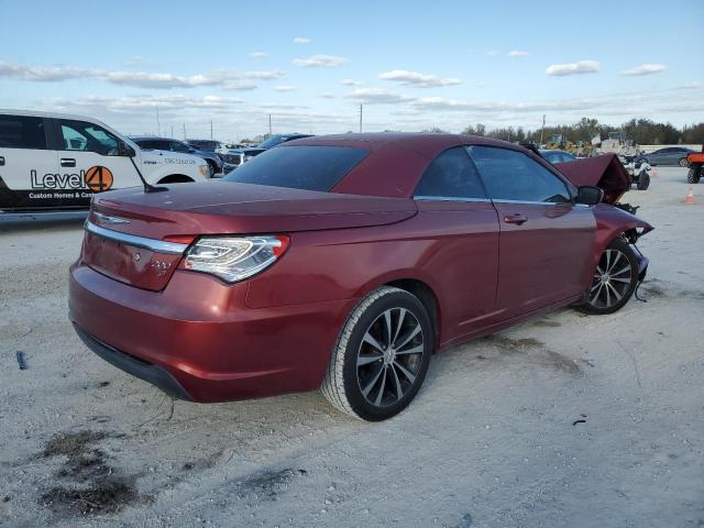 1C3BCBGG5CN116482 - 2012 CHRYSLER 200 S BURGUNDY photo 3