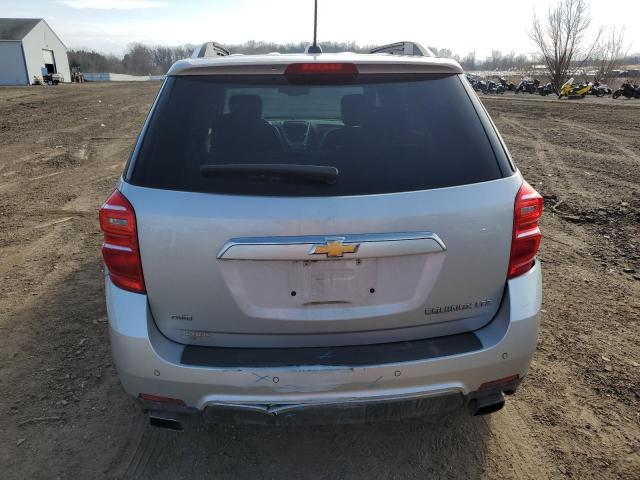 2GNFLGE30G6256662 - 2016 CHEVROLET EQUINOX LTZ SILVER photo 6