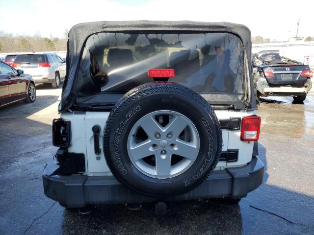 1C4AJWAG1EL252734 - 2014 JEEP WRANGLER SPORT WHITE photo 6