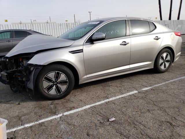 KNAGM4AD1C5024114 - 2012 KIA OPTIMA HYBRID SILVER photo 1