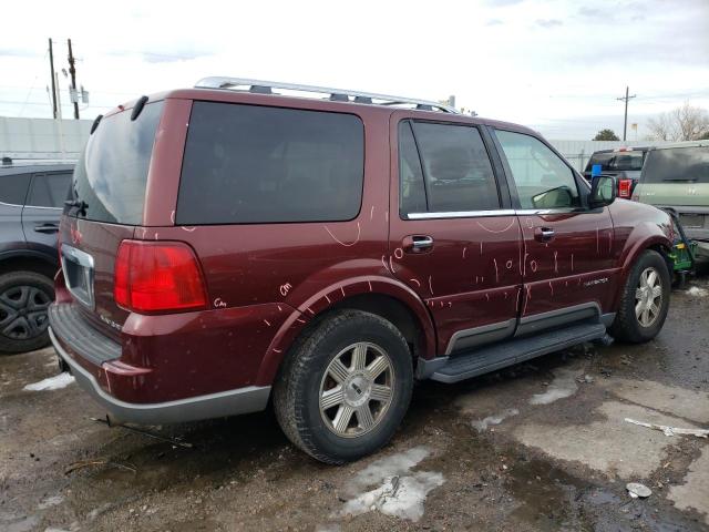 5LMFU28R73LJ42306 - 2003 LINCOLN NAVIGATOR მუქწითელი ფოტო 3