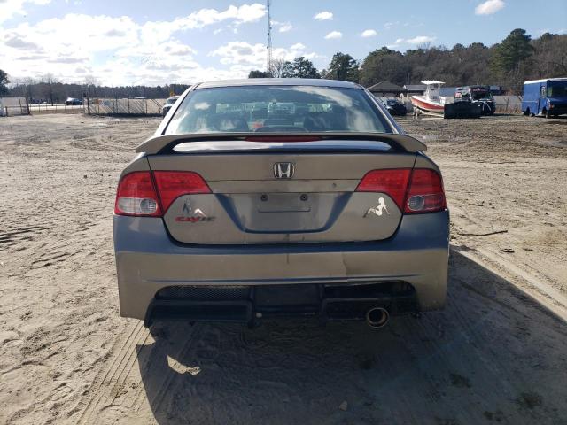 2HGFA16576H518645 - 2006 HONDA CIVIC LX GRAY photo 6