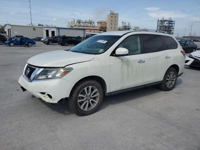 5N1AR2MN5DC622752 - 2013 NISSAN PATHFINDER S WHITE photo 1