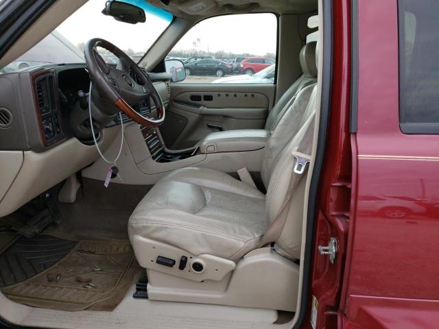 3GYEK62N95G287248 - 2005 CADILLAC ESCALADE EXT RED photo 7