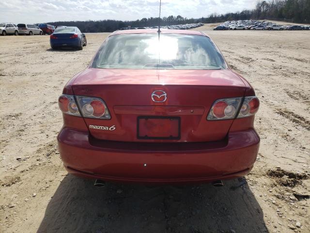 1YVHP80CX65M24010 - 2006 MAZDA 6 I RED photo 6