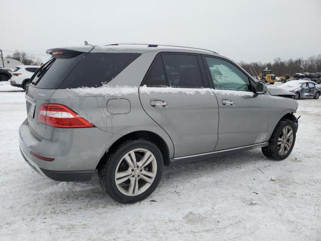 4JGDA5HB6EA421364 - 2014 MERCEDES-BENZ ML 350 4MATIC GRAY photo 3