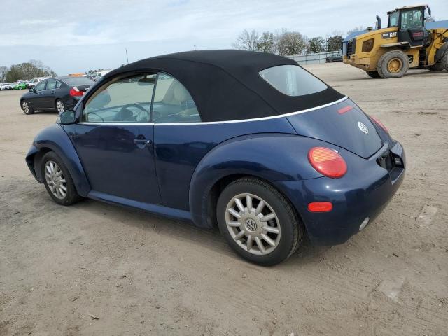 3VWCM31Y24M314711 - 2004 VOLKSWAGEN NEW BEETLE GLS BLUE photo 2