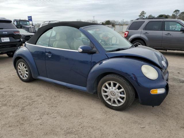 3VWCM31Y24M314711 - 2004 VOLKSWAGEN NEW BEETLE GLS BLUE photo 4