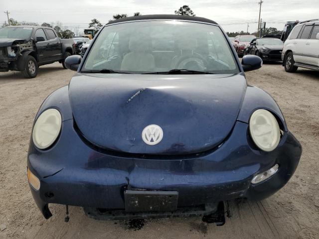 3VWCM31Y24M314711 - 2004 VOLKSWAGEN NEW BEETLE GLS BLUE photo 5