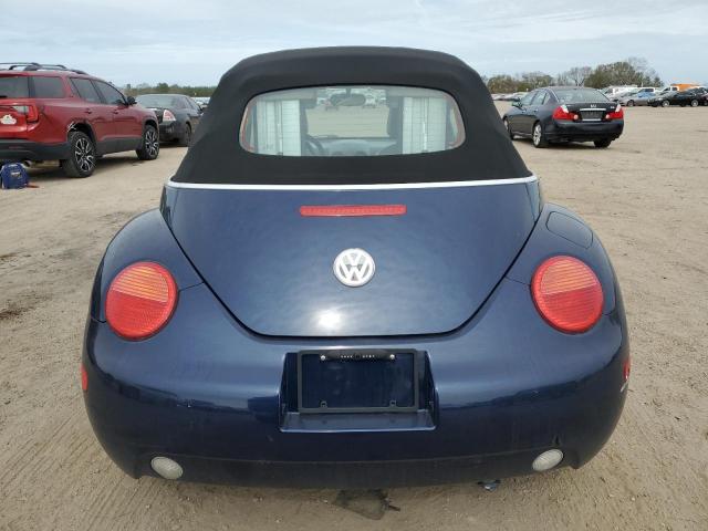 3VWCM31Y24M314711 - 2004 VOLKSWAGEN NEW BEETLE GLS BLUE photo 6