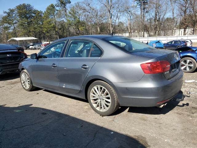 3VWLL7AJ9EM444158 - 2014 VOLKSWAGEN JETTA TDI GRAY photo 2