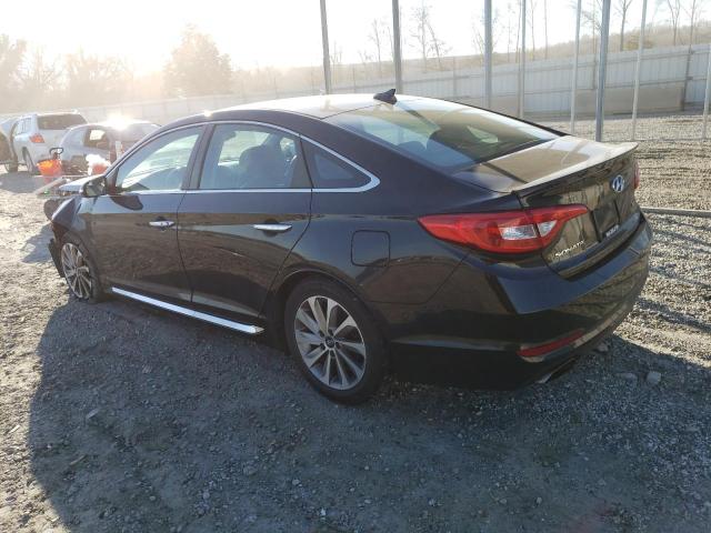 5NPE34AF6GH411455 - 2016 HYUNDAI SONATA SPORT BLACK photo 2