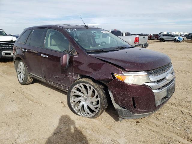 2FMDK3JC4BBB34917 - 2011 FORD EDGE SEL MAROON photo 4