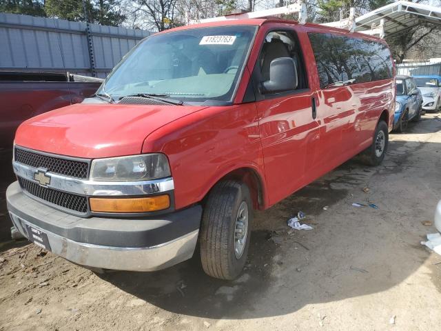 1GAZG1FA1D1121945 - 2013 CHEVROLET EXPRESS G3 LT RED photo 1