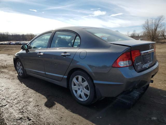 2HGFA1F53AH311999 - 2010 HONDA CIVIC LX GRAY photo 2