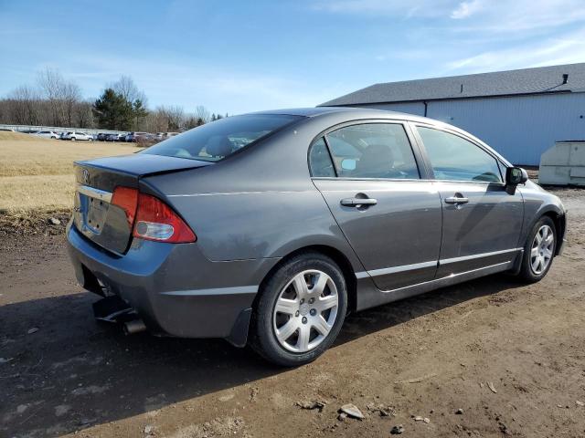 2HGFA1F53AH311999 - 2010 HONDA CIVIC LX GRAY photo 3