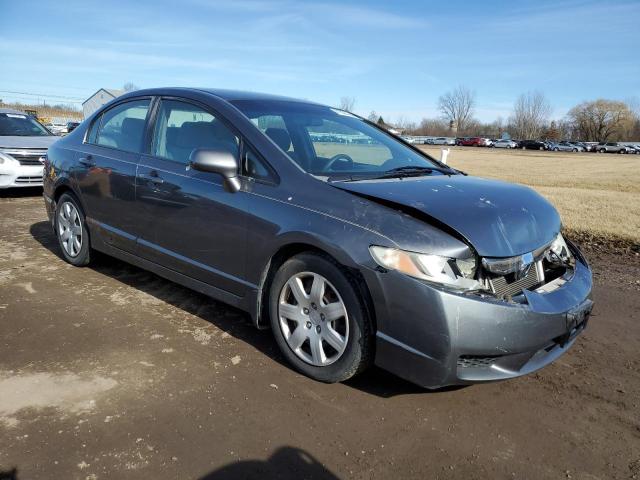 2HGFA1F53AH311999 - 2010 HONDA CIVIC LX GRAY photo 4