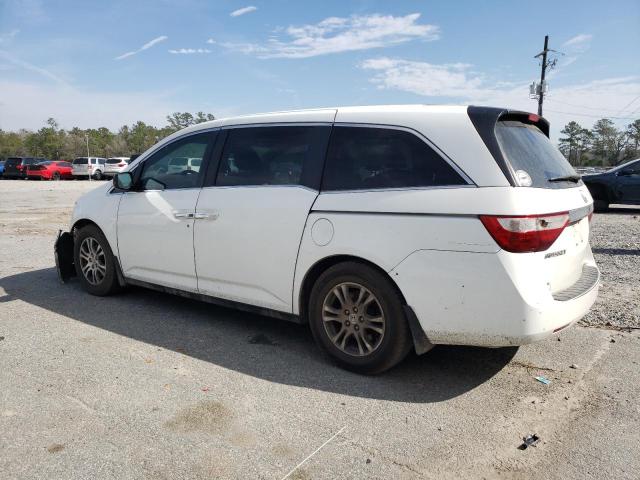 5FNRL5H64CB057084 - 2012 HONDA ODYSSEY EXL WHITE photo 2