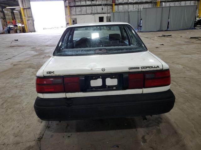 JT2AE91A7N0271218 - 1992 TOYOTA COROLLA WHITE photo 6