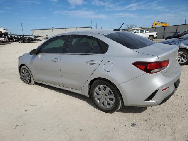 3KPA24AD6PE614480 - 2023 KIA RIO LX SILVER photo 2