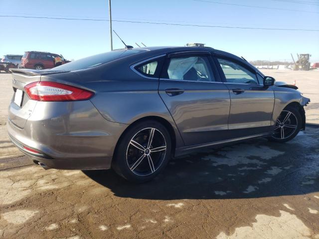 3FA6P0HD5ER391639 - 2014 FORD FUSION SE GRAY photo 3