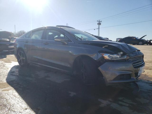 3FA6P0HD5ER391639 - 2014 FORD FUSION SE GRAY photo 4