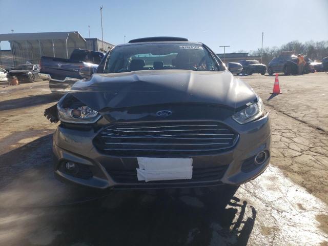 3FA6P0HD5ER391639 - 2014 FORD FUSION SE GRAY photo 5