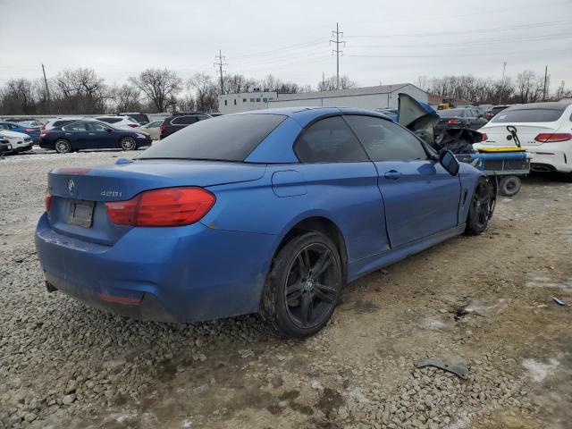 WBA3T1C53GP821786 - 2016 BMW 428 XI SULEV BLUE photo 3