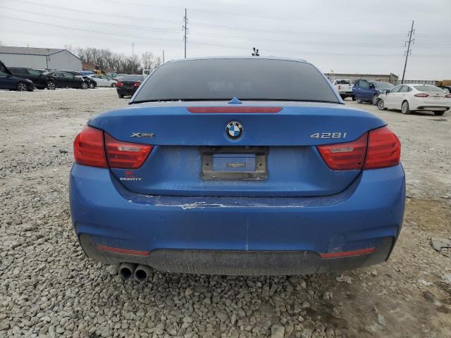 WBA3T1C53GP821786 - 2016 BMW 428 XI SULEV BLUE photo 6