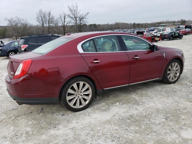 1LNHL9FT9DG613890 - 2013 LINCOLN MKS BURGUNDY photo 3