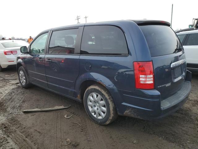 2A8HR44H88R663908 - 2008 CHRYSLER TOWN & COU BLUE photo 2