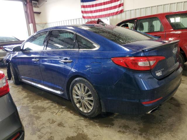 5NPE34AF4FH090014 - 2015 HYUNDAI SONATA SPORT BLUE photo 2