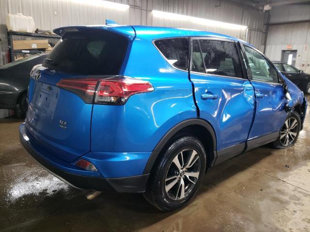 2T3RFREV5JW816973 - 2018 TOYOTA RAV4 ADVENTURE BLUE photo 3