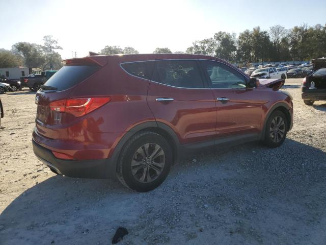 5XYZU3LB2DG076622 - 2013 HYUNDAI SANTA FE S RED photo 3