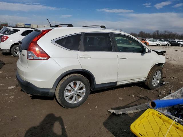 5J6RM4H72CL056135 - 2012 HONDA CR-V EXL WHITE photo 3