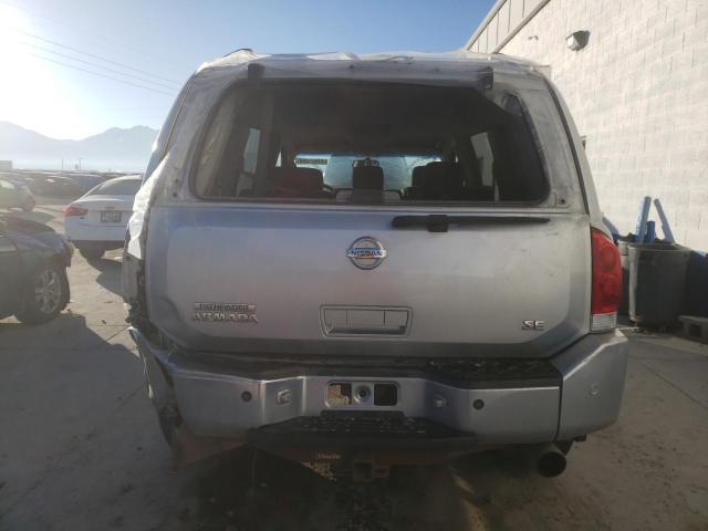 5N1AA08A34N717608 - 2004 NISSAN ARMADA SE GRAY photo 6