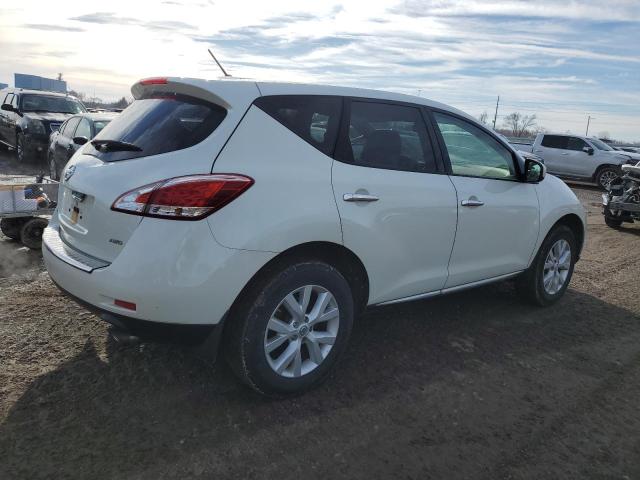 JN8AZ1MW5BW161379 - 2011 NISSAN MURANO S WHITE photo 3