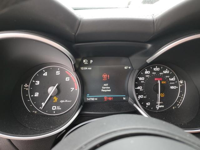 ZASPAKBN4N7D45893 - 2022 ALFA ROMEO STELVIO TI WHITE photo 9