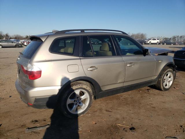 WBXPC93487WF09226 - 2007 BMW X3 3.0SI TAN photo 3