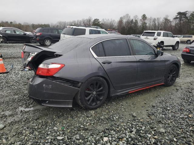 1HGCR2F34EA017399 - 2014 HONDA ACCORD LX GRAY photo 3