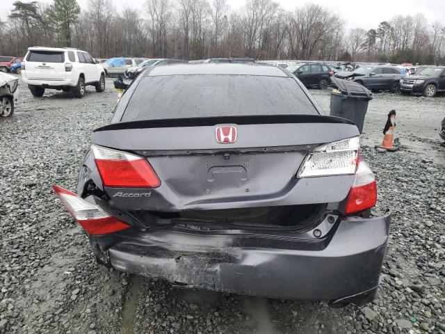 1HGCR2F34EA017399 - 2014 HONDA ACCORD LX GRAY photo 6