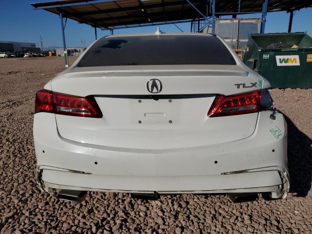 19UUB2F7XJA003691 - 2018 ACURA TLX ADVANCE WHITE photo 6