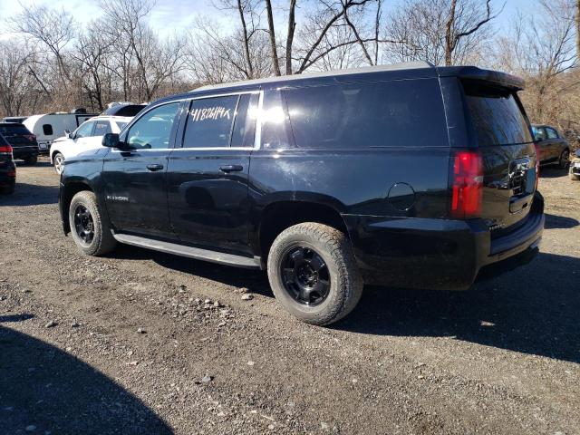 1GNSKJKC3FR260825 - 2015 CHEVROLET SUBURBAN K1500 LT BLACK photo 2