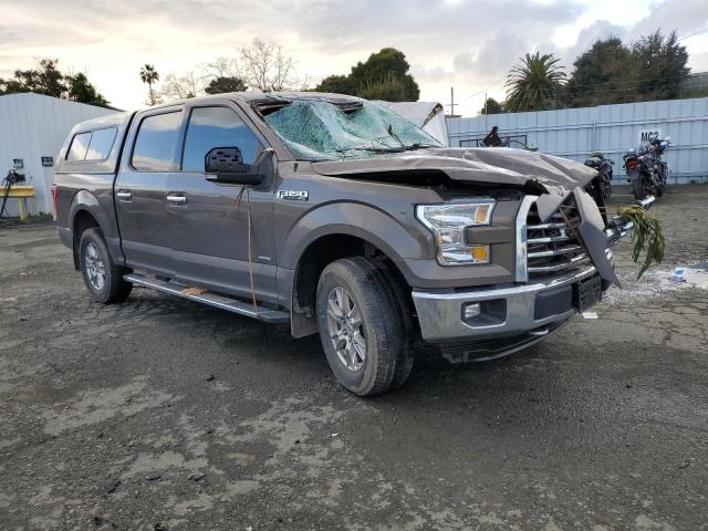 1FTEW1EG3GKF11362 - 2016 FORD F150 SUPERCREW BROWN photo 4