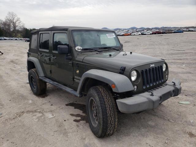 1C4BJWDG8FL588897 - 2015 JEEP WRANGLER U SPORT მწვანე ფოტო 4