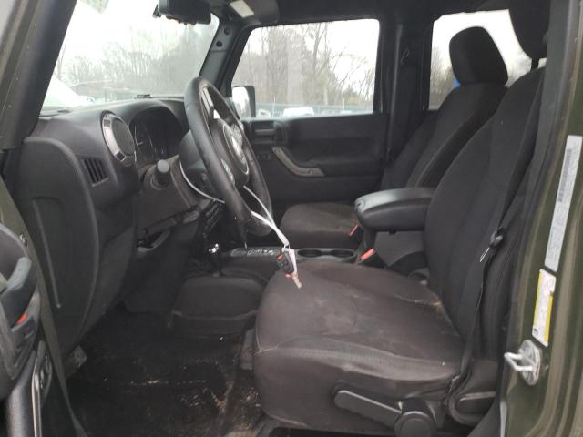 1C4BJWDG8FL588897 - 2015 JEEP WRANGLER U SPORT მწვანე ფოტო 7